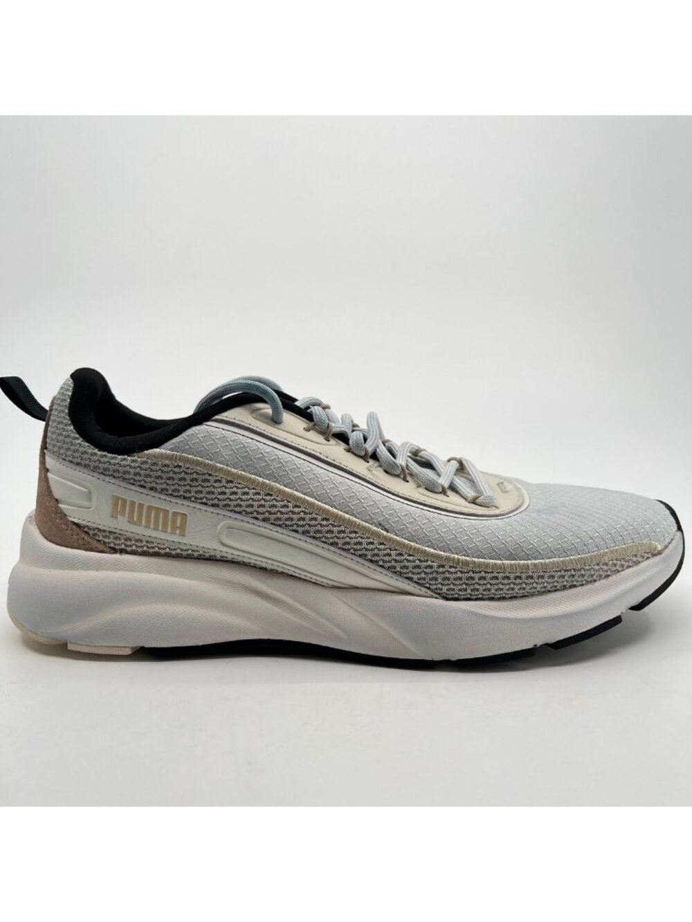 Puma Softride Cyra Womens Size 11 Gray Beige Athletic Running Shoes Sneakers